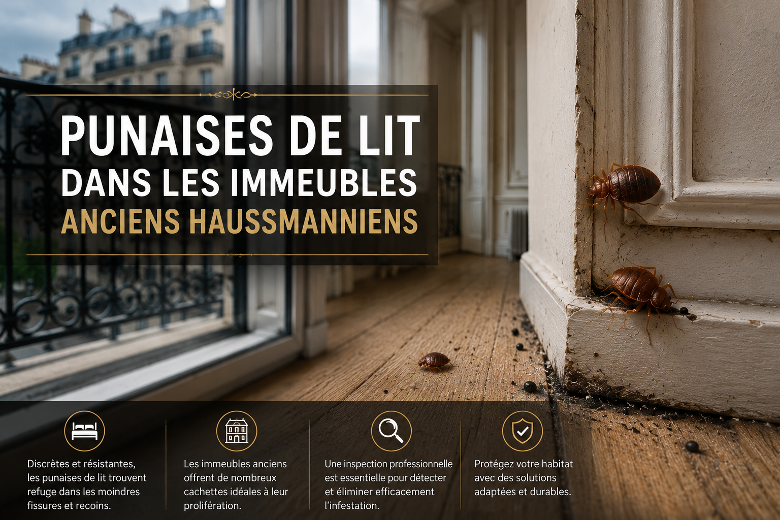 Punaises de Lit dans les Immeubles Anciens Haussmanniens