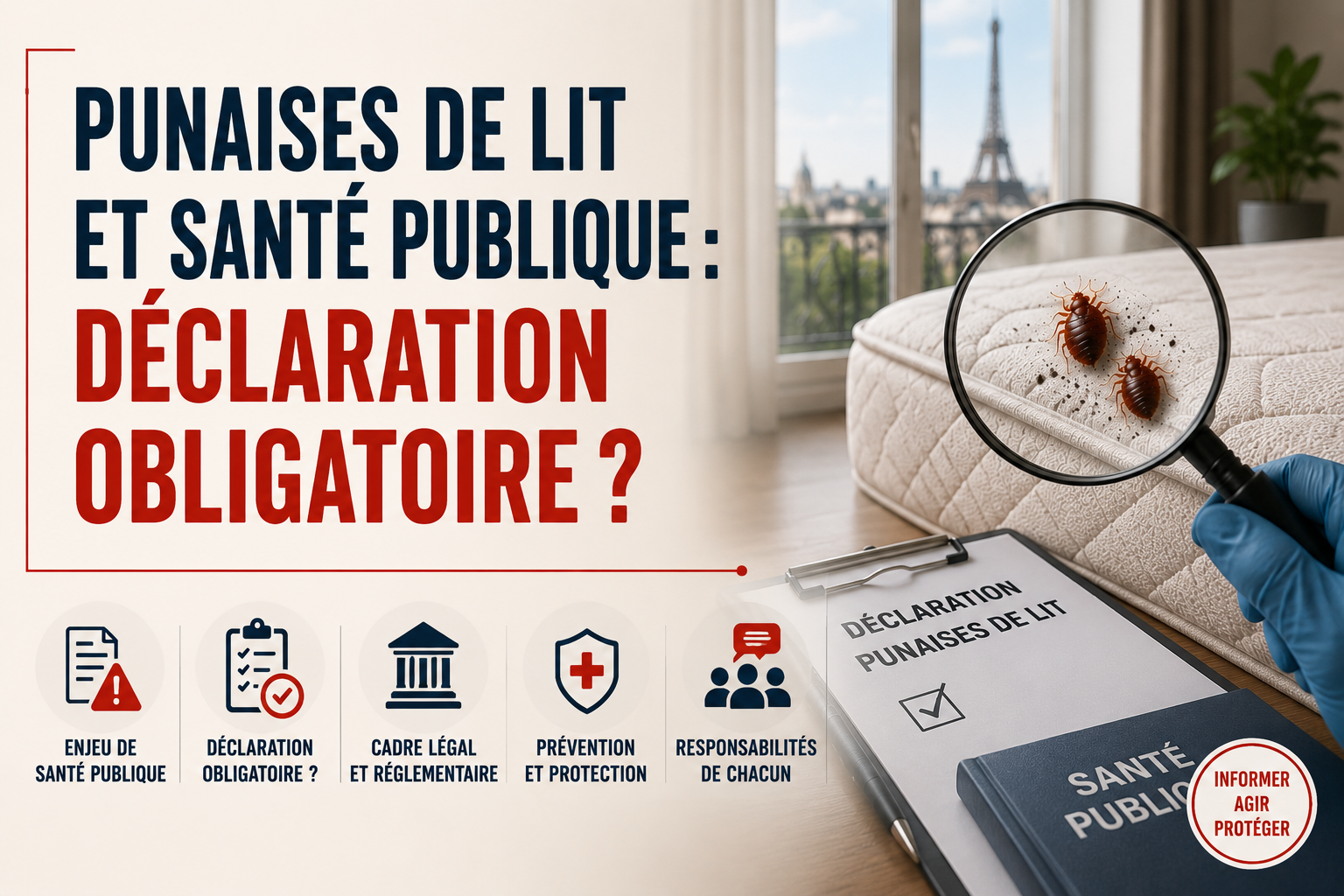 Punaises de Lit et Santé Publique Déclaration Obligatoire