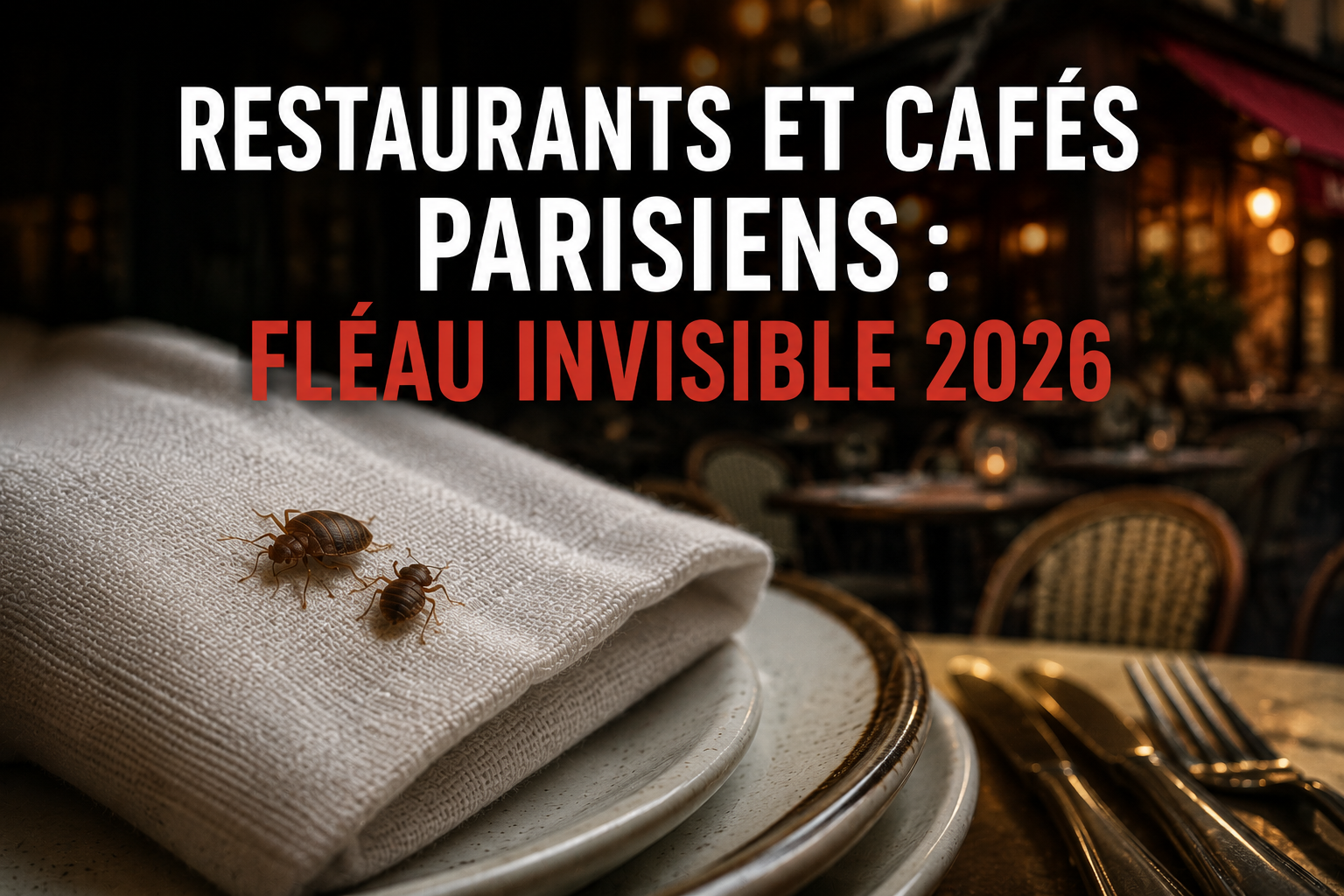 Restaurants et Cafés Parisiens Fléau Invisible