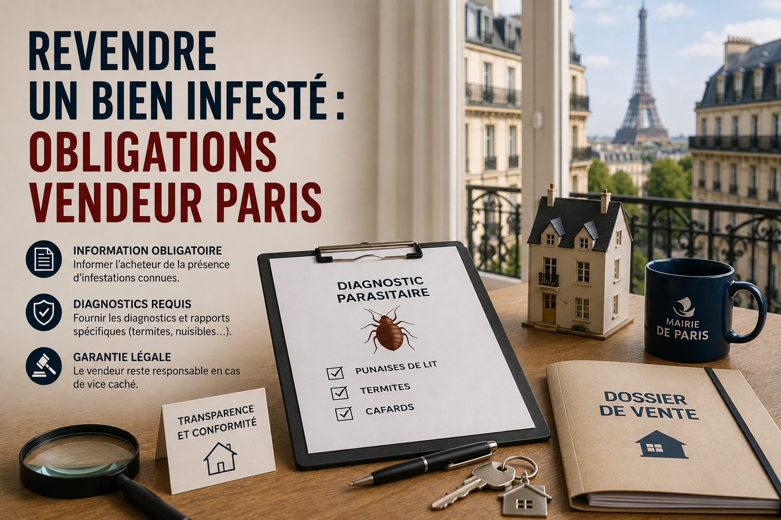 Revendre un Bien Infesté Vendeur Paris