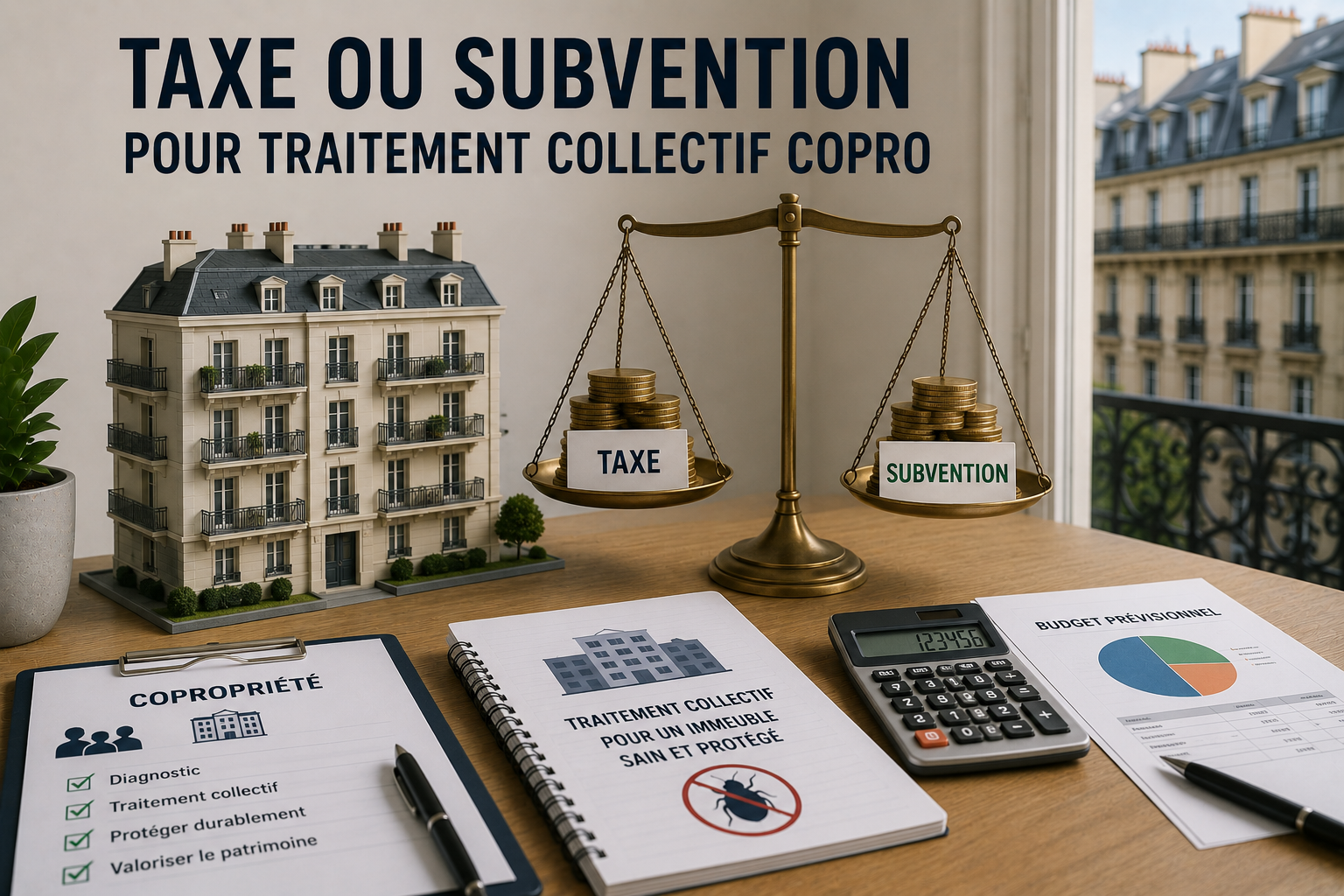 Taxe ou Subvention pour Traitement Collectif Copro